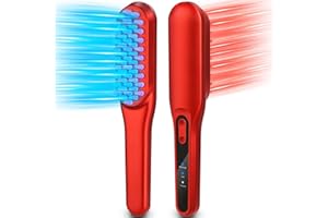 DREWALA Laser Hair Growth Comb，Red Light Hair Growth Treatment for Men & Women（Red 1pcs ）