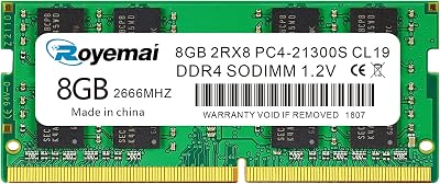 D DUOMEIQI 8GB DDR4 SODIMM 2666MHz PC4-21300S Laptop RAM 1.2V CL19