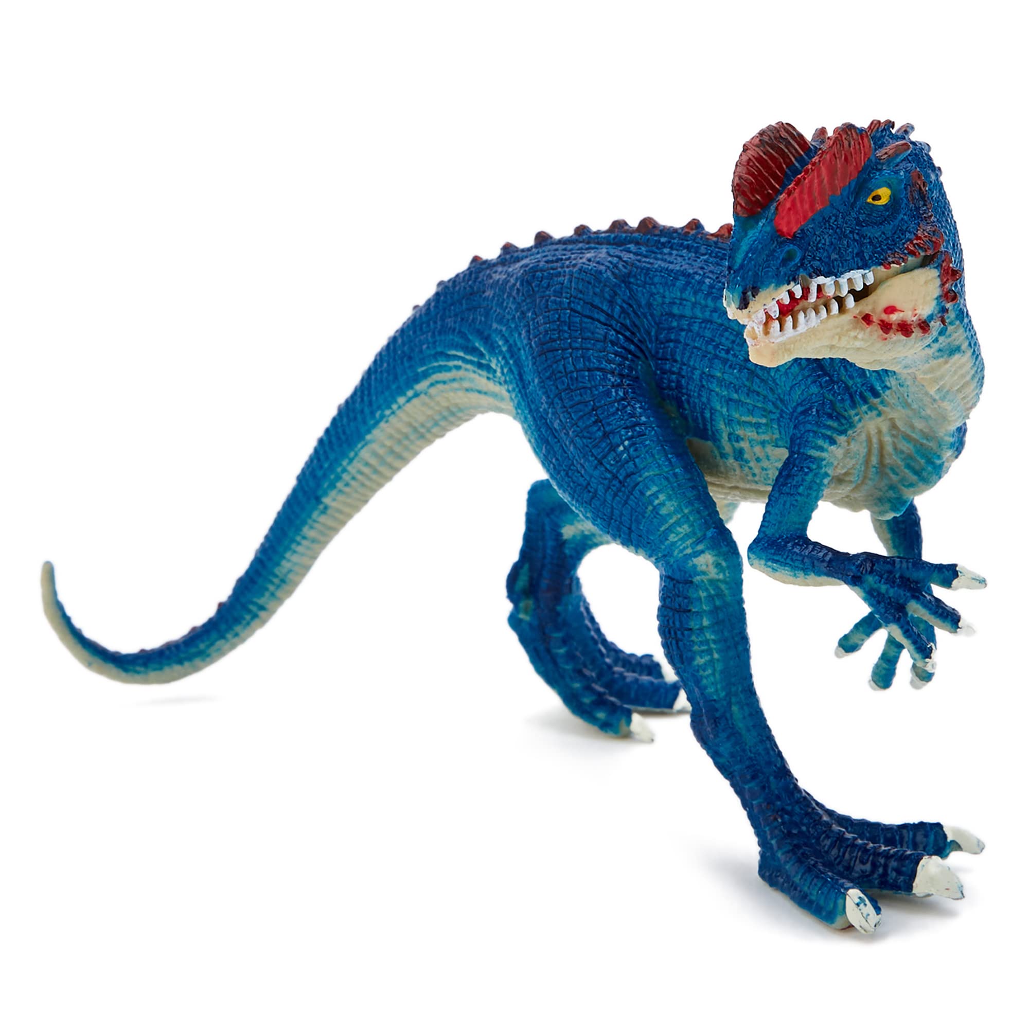 Zappi Co Childrens Dilophosaurus Dinosaur Figure Toy (14cm Length) Realistic Detailed Dino Collection for Kids - Action Figures for Playtime Fun & Learning — image 1