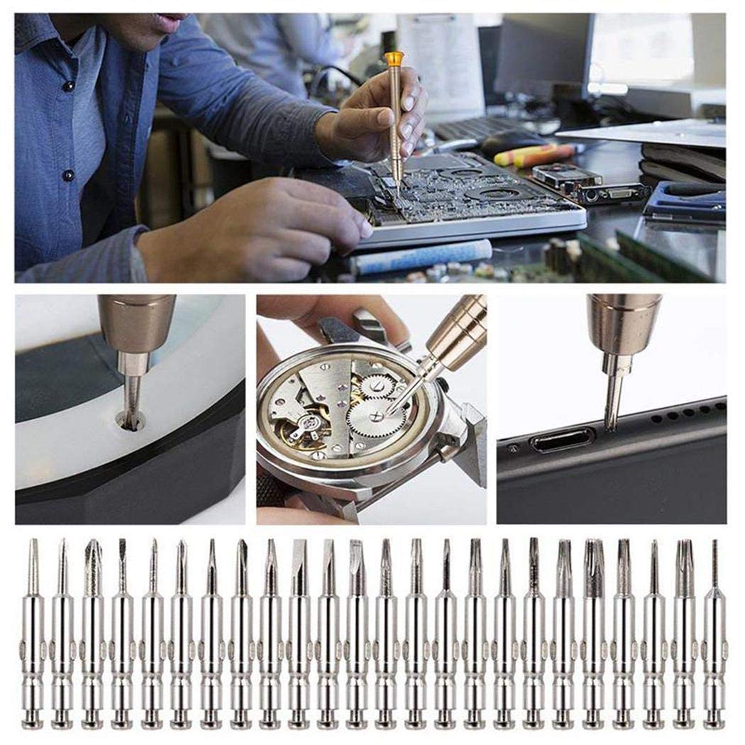 Ilonti 25 in 1 Precision Screwdriver Bits Laptop Mobile Phone Repair Tools Set Screwdriver Sets