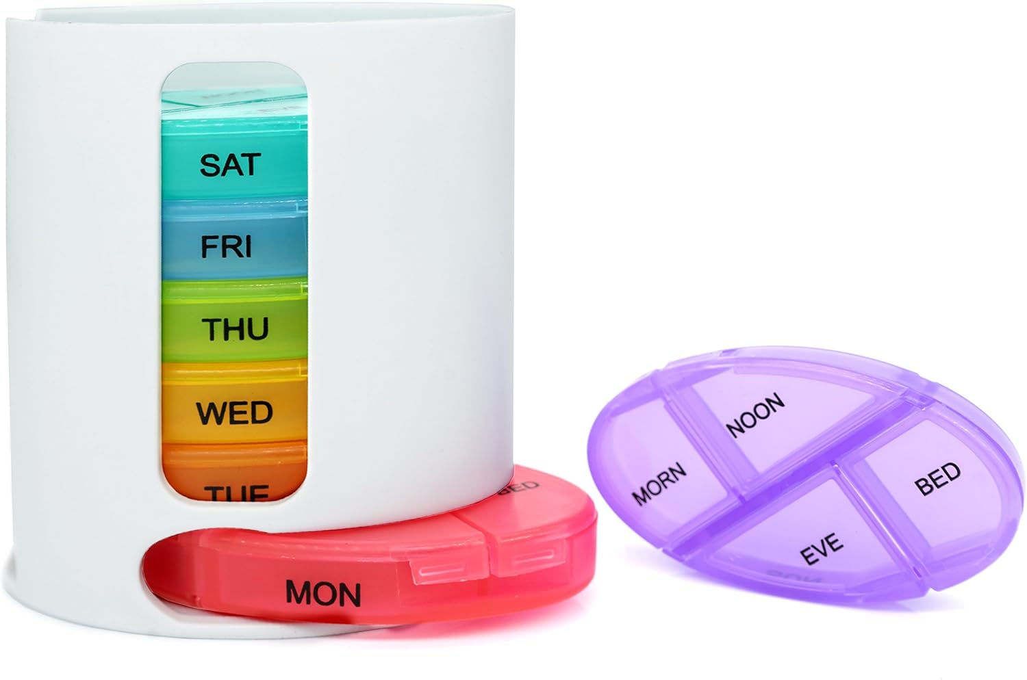 MyGadget Pill Box 7 Day Dispenser Weekly Medicine Organiser Container