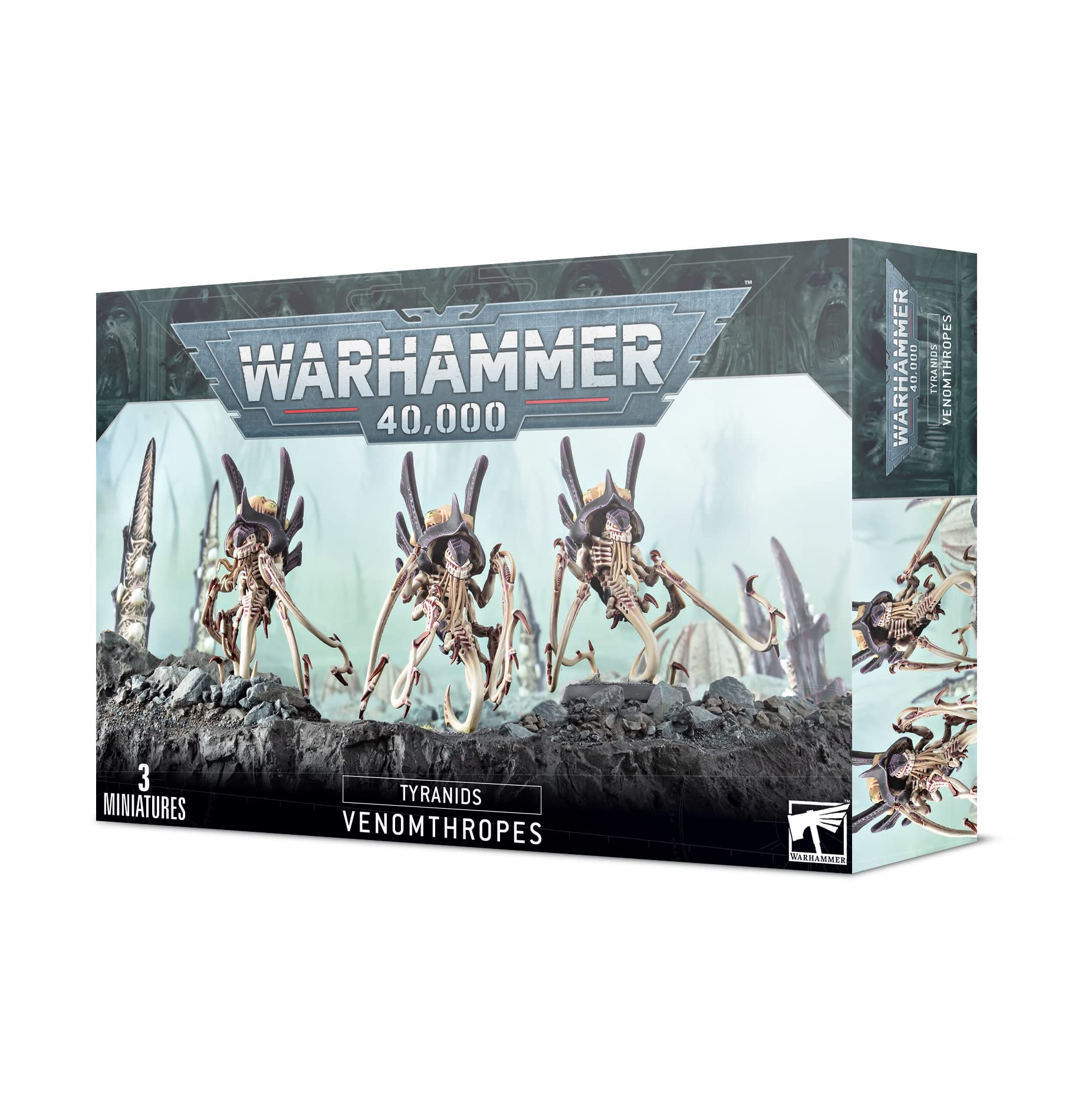 Games Workshop Warhammer 40k - Tyranids Venomthropes, Black