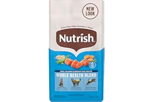 Nutrish Dry Cat Food, Real Salmon & Brown Rice Recipe Whole Health Blend, 3 lb. Bag (Rachael Ray)