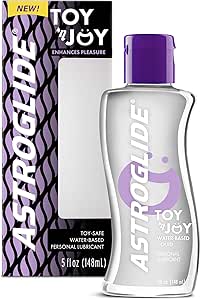Astroglide Toy 'N Joy, Water-Based Personal Lubricant | Toy-Safe Personal Lubricant, 5 fl. oz.