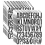 500 Pcs Letter & Number Stickers – 10 Sheets 2