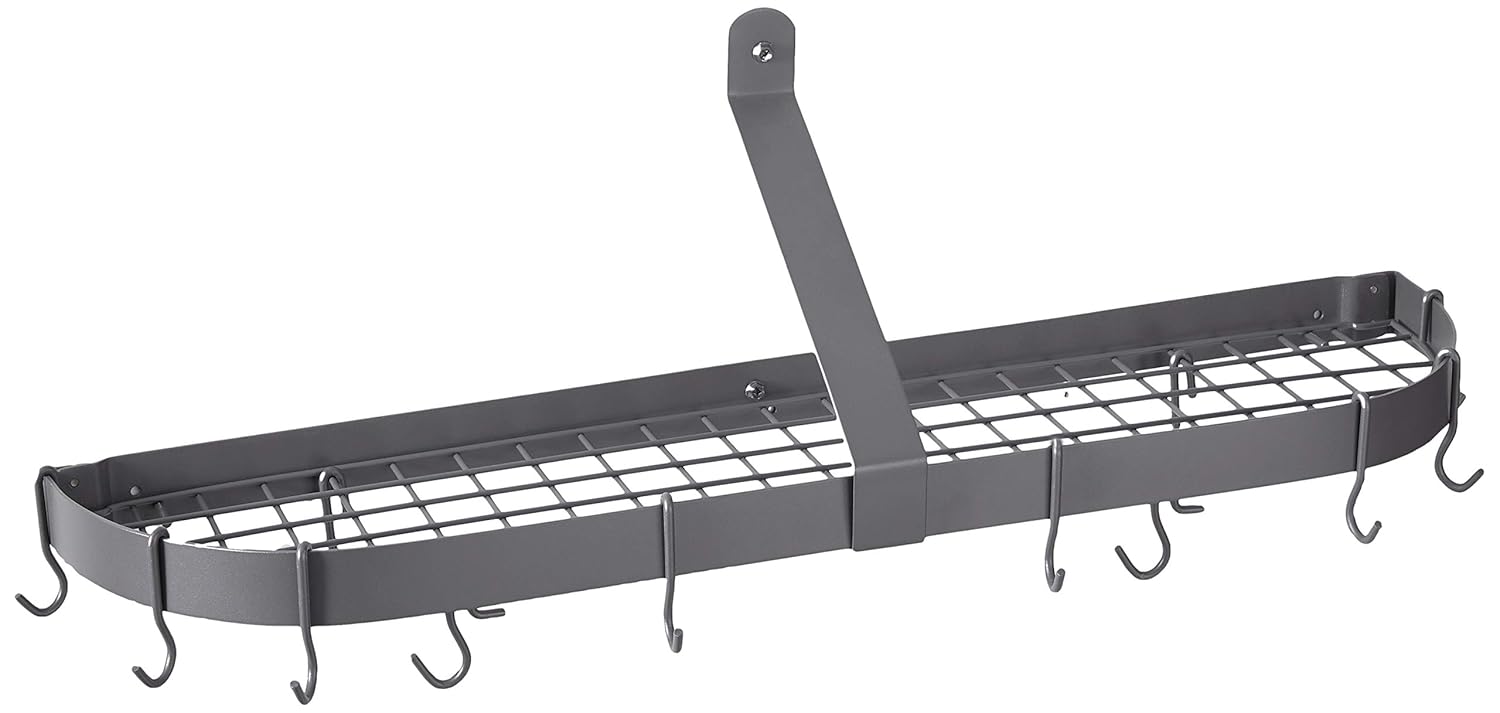 Best square grid wall mount pot rack