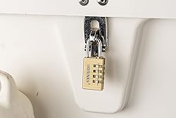 BRINKS - 30mm Solid Brass 4-Dial Resettable Padlock