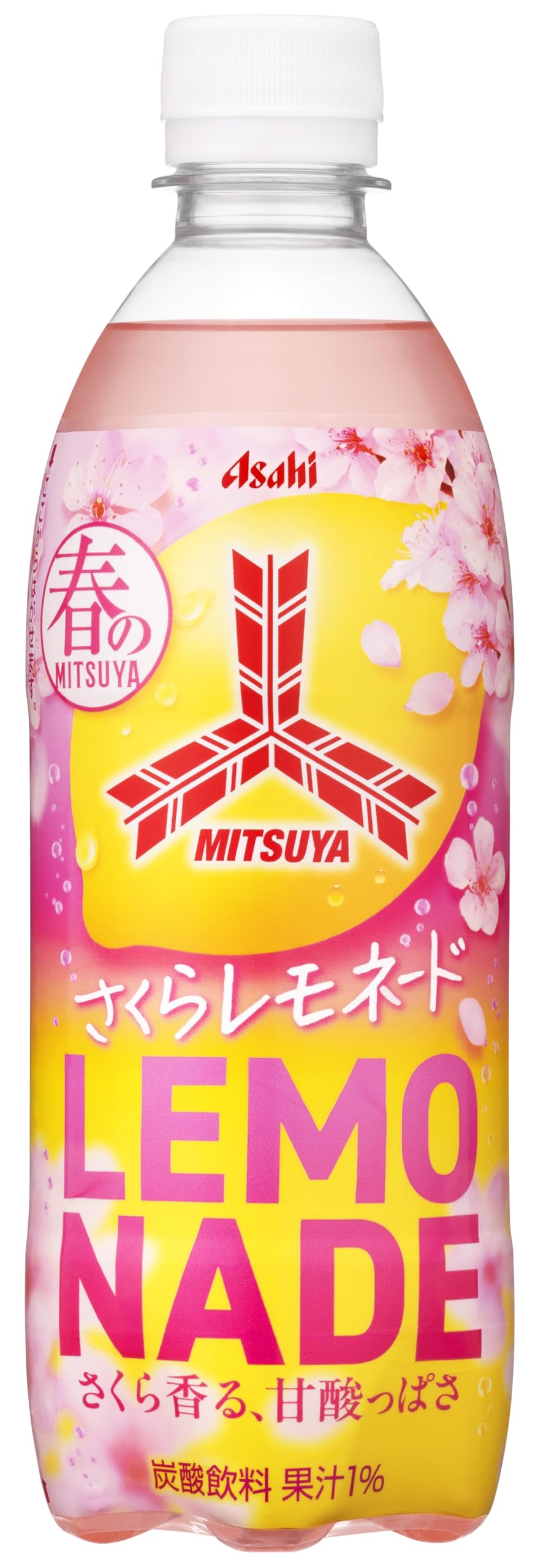 三ツ矢 さくらレモネード 500ml×24本[サイダー][アサヒ飲料]