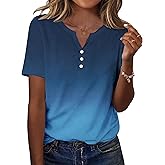 Zeagoo Womens Summer Tops Casual Short Sleeve V Neck Shirts Business Dressy Work Blouses