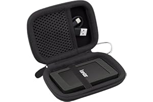 Khanka Hard Stroage Case for Lexar ES4 1TB / ES5 2TB / SL500 Portable External SSD, Travel Bag for Lexar ES4 1TB / ES5 2TB / 