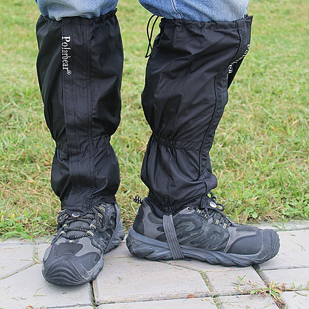 Lmeno 1 Pair Waterproof walking Gaiters Rain sand snow Antisnake