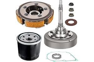 TUNTROL Wet Clutch Kits Assembly Compatible with Hisun ATV UTV 500 700, Bennche Bighorn, Massimo, Menards YardSport, Axis, Qlink, Coleman