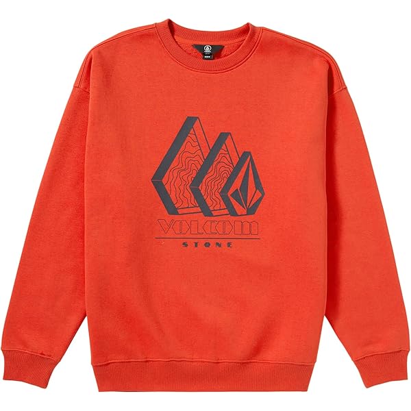 Volcom Men's Let It Storm Crew Riding Snowboard Fleece