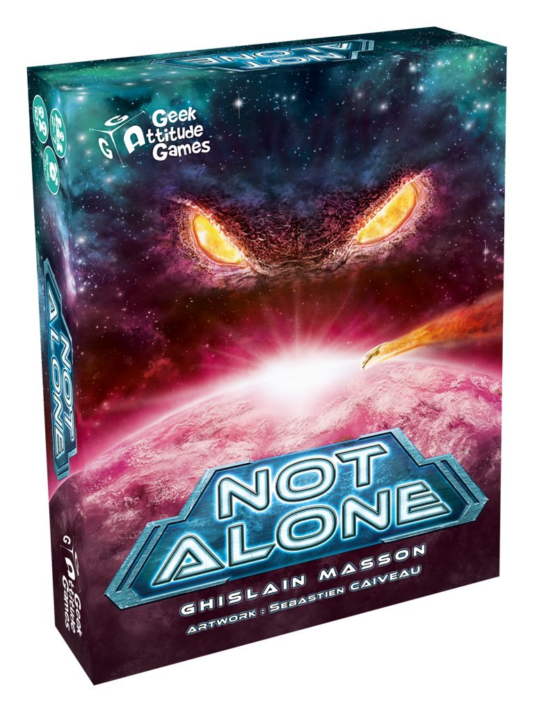 Asmodee NA01FR Artemia Board Game-Not Alone, Black