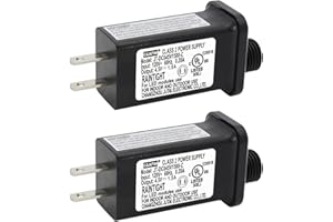 PREMIER ADAPTER Pack of 2 4.5V 1.5A 6.75W Power Supply for CZJUTAI JT-DC045V1500-IP44 4.5V6.75W /6W /4.5W /3.6W for Christmas Lighting,String Light, Projector Light,Lawn Lamp, Inflatable Device