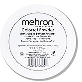 Mehron Makeup Colorset Powder | Translucent Setting Powder | Special Effects, Halloween, & Film 2 oz (60 g)