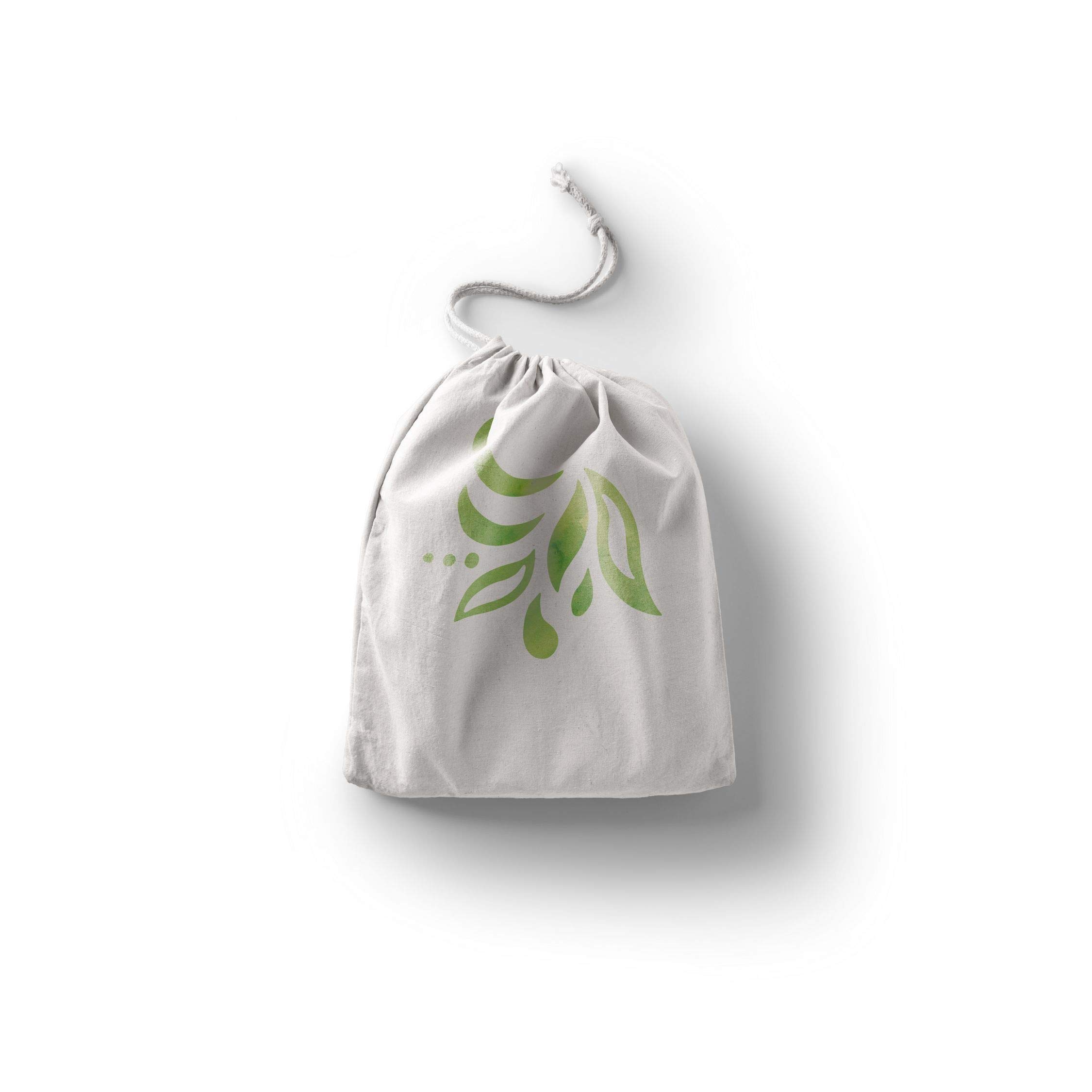 Bonamaison Printed Cotton Produce Bag with Drawstring, Reusable Grocery Bag, Biodegradable Eco-Friendly Bags, Travel Pouch, Sachet Bags, Shopping Bag, Eco Friendly, Foldable, Size: 30x40 Cm