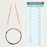 KnitPro Basix Beech Fixed Circular Needles 16in 4.50mm Knit Pro Basix view 4