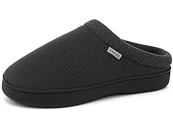 UBFEN Mens Slippers for Indoor Bedroom Memory Foam
