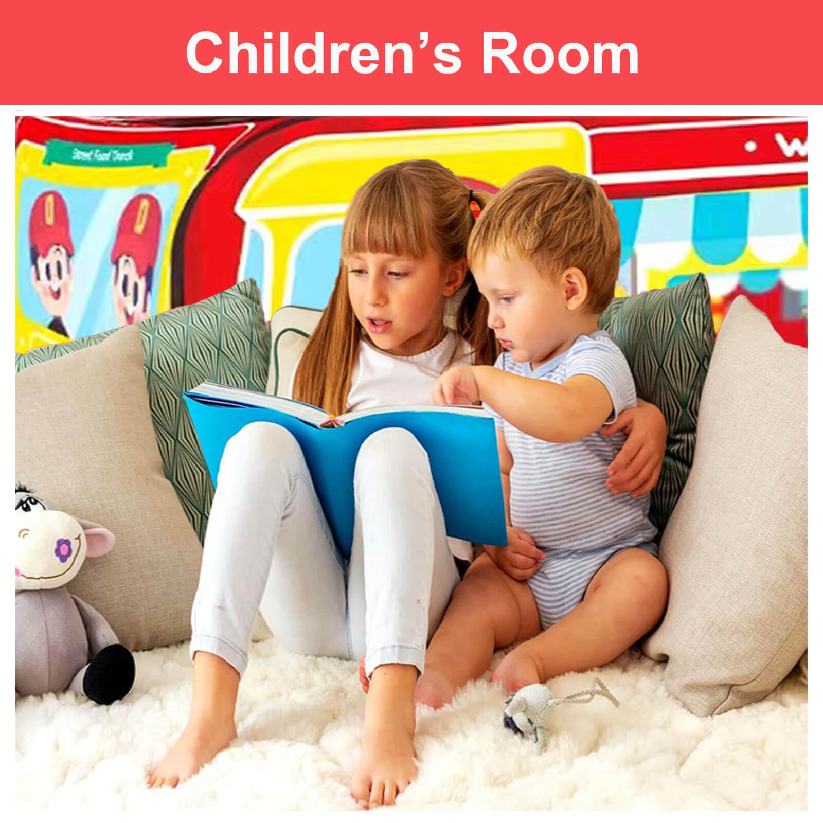 Pop Up Tents for Kids 3-5, Indoor Playhouse for Toddler with Golf, Dart, Basketball Hoop, Tiny Hamburg Playset, Foldable Tent for Toddlers, Boys and Girls, Flat-Folding Hamburg Car Play Tent