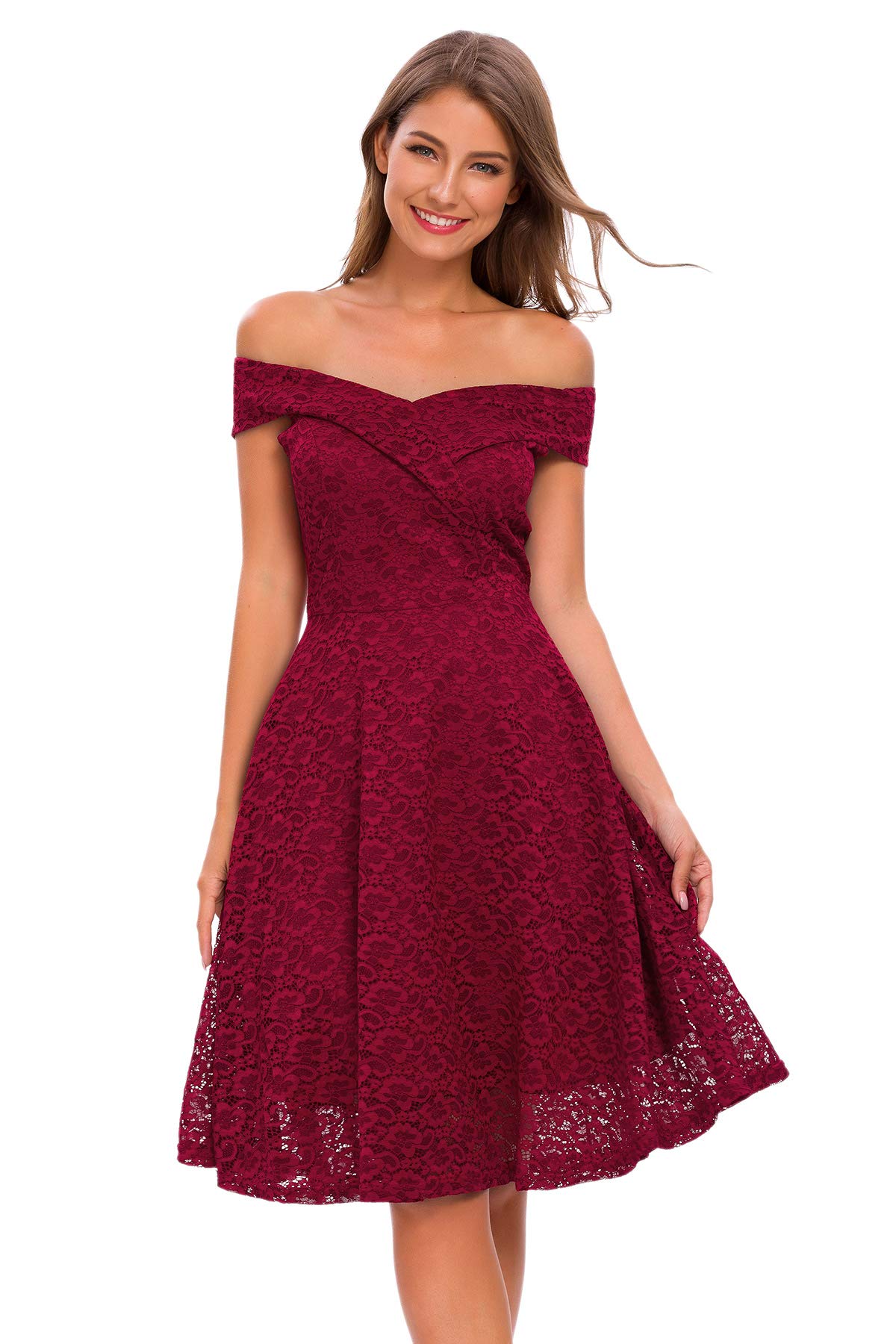 midi skater occasion dress