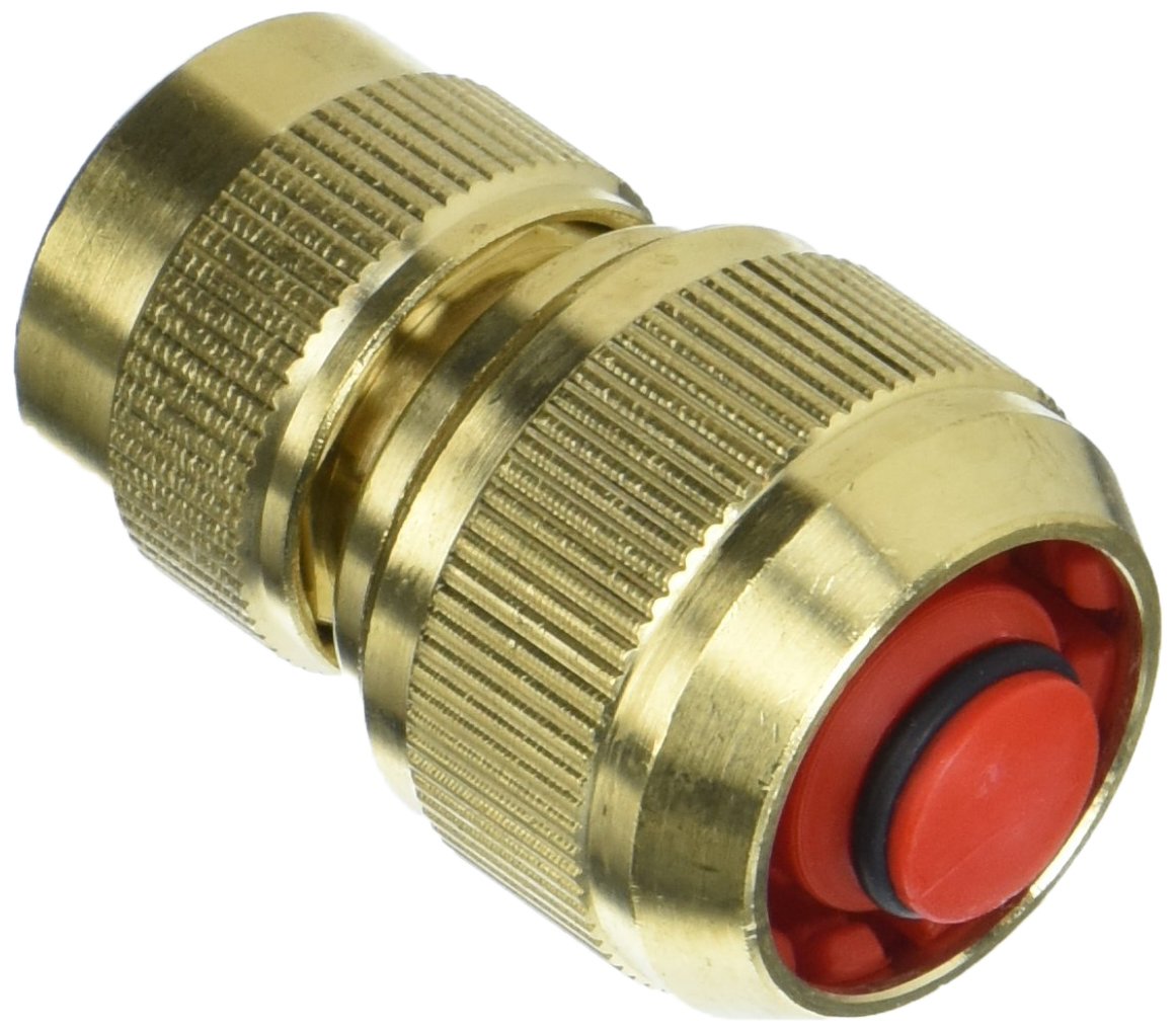 Aquajet 336 L Automatic Hose Connector with 6 Balls Shut-Off Valve, Gold, 30 x 30 x 30 cm