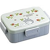 Skater My Neighbor Totoro Bento Lunch Box (22oz) - Cute Lunch Carrier with Secure 4-Point Locking Lid - Authentic Japanese Design - Durable, Microwave and Dishwasher Safe - Raspberry