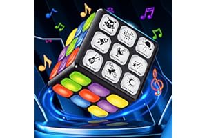 TENGWUDZ Rechargeable Game Activity Cube, 9 Fun Brain & Memory Games Toys for Kids, Toys for 6-12 Year Old Boys Gifts, for 6 
