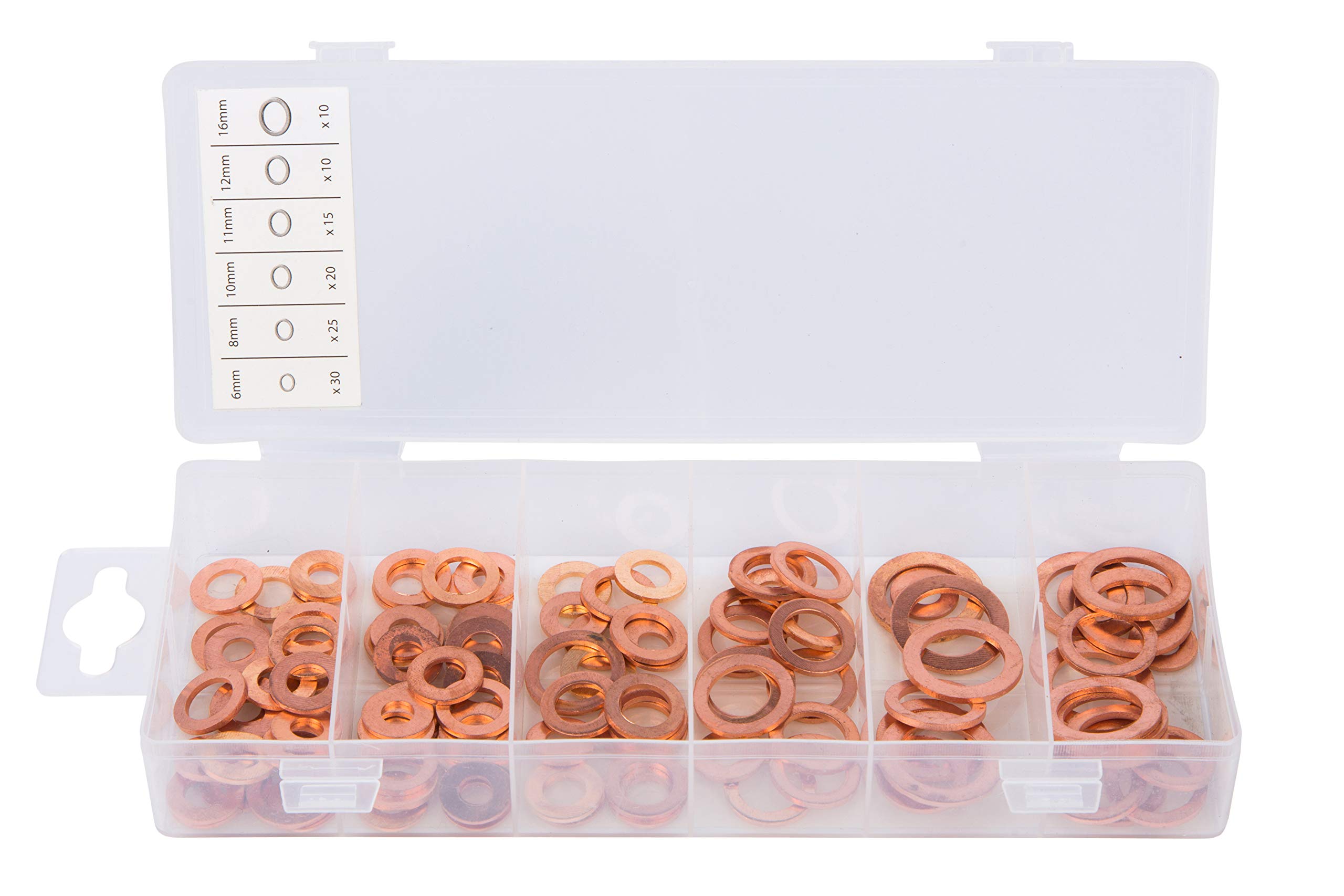 Blue Spot 40506 Copper Washers (110-Piece)