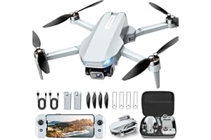 BLINORY Drone with Camera, 2K HD FPV Drone with Brushless Motor, Altitude Hold, Gesture Selfie, 3D Flips, Waypoint Fly, One Key Take Off/Landing, Foldable Mini Drones for Adults and Beginners