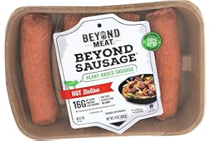 Beyond Meat Beyond Sausage Plant Based Hot Italian Sausage,, 14 Oz (pack Of 8)