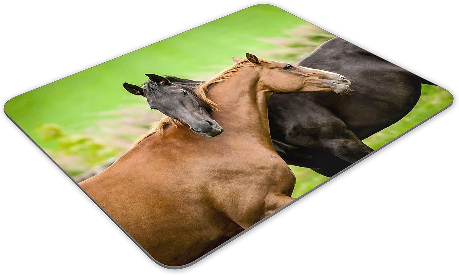 Destination Vinyl Ltd Equestrian Friendship Mouse Mat Pad - Horse Lover Farming Computer #14622, Multicolor - Image 4