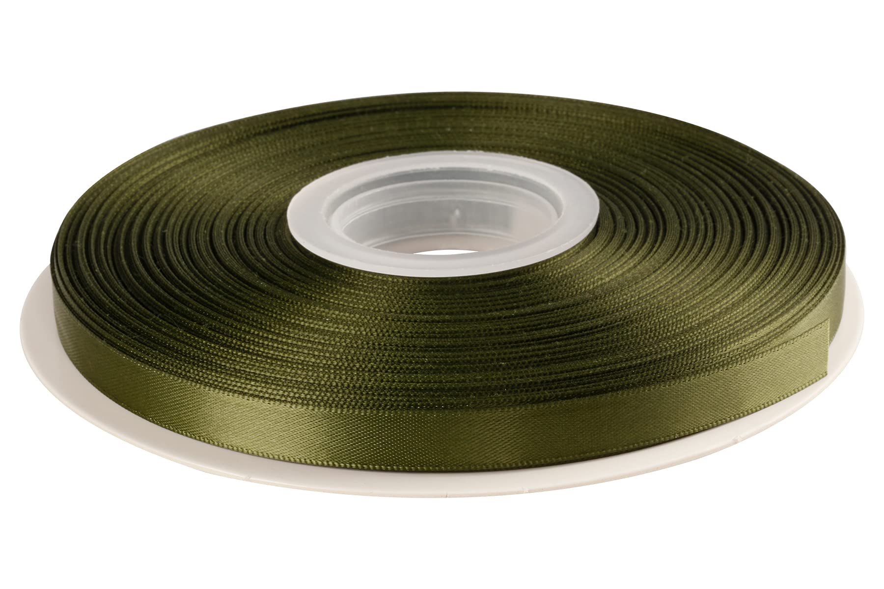 AVANAVA 9mm Wide Double Face Satin Ribbon - 45 Meters (570-Moss)