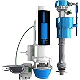 Danco HYR451T HyrdroRight Universal Water-Saving Toilet Repair Kit with Dual Flush Valve, Lever Handle, White, HYR451T