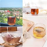 Carehabi 100Pcs Disposable Tea Filter Bags Drawstring 6x8 cm view 7