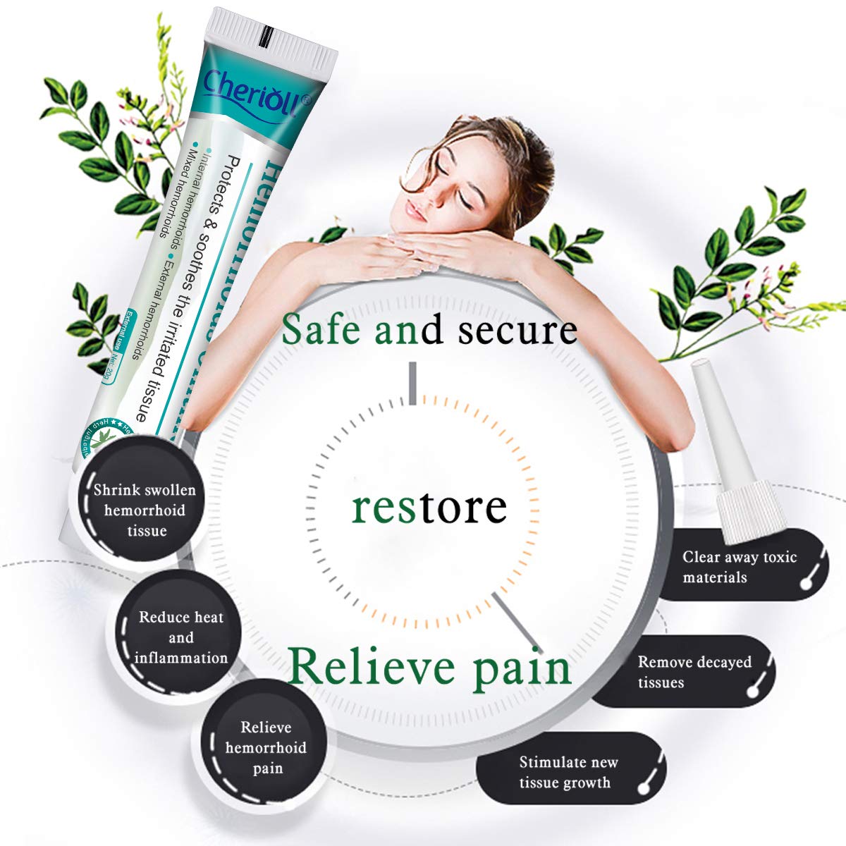 Cream, Gel, 4PC, 4 * 20g