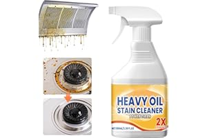 Powerful Kitchen Heavy Oil Cleaner - Multifunctional Oil Enemy Foaming Cleaner - Kitchen Stain Cleaning Agent for Range Hoods