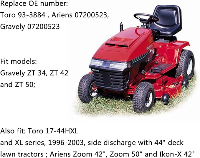 gravely 50 inch mower deck belt