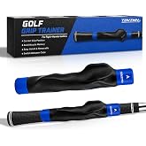 Golf Grip Trainer for Help Proper Grip,Golf Training Aid for Right-Handed | Comfortable Grip, Non-slip, Easy Install &amp; Remove; Reduce Slice, Hook &amp; Mishit, For Practice &amp; Teaching, For Standard Grips
