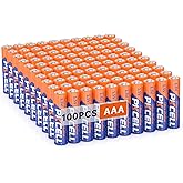 PKCELL AAA Batteries 100 Pack, Long-Lasting Alkaline Triple AAA Batteries | 10-Years Shelf Life, High Performance 1.5V Bulk AAA Batteries for Remote Controls, Clock, Flashlights