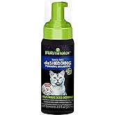 FURminator&reg; Rinse-Free deShedding Foaming Shampoo for Cats, 8.5 oz | Reduces Shedding &amp; Prevents Hairballs Without Bathing, Neutralizes Odors, No Sulfates Parabens Or Added Dyes