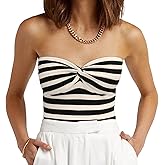 EFAN Womens Tube Tops Summer Outfits Cute Crop Tops 2026 Beach Vacation Spring Fashion Y2K Strapless Sleeveless Clothes