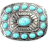 HUABOLA CALYN Turquoise belt buckle western buckles for ladies