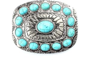 Turquoise belt buckle western buckles for ladies …
