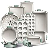 Country Kitchen Nonstick Stackable Bakeware Set - Durable, Easy Release Baking Set- 22 Pc. Includes Silicone Muffin Cups