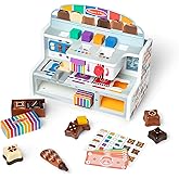 Melissa & Doug Wooden Chocolate Factory Pretend Play Set, Play Food Candy Maker for Boys and Girls - FSC Certified