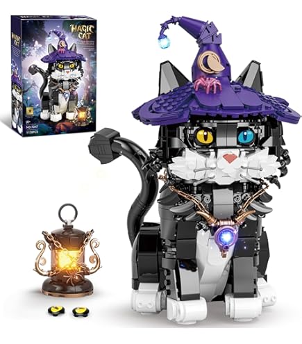 Amazon.com: SATHIBI Magic Cat Building Blocks for Adult
