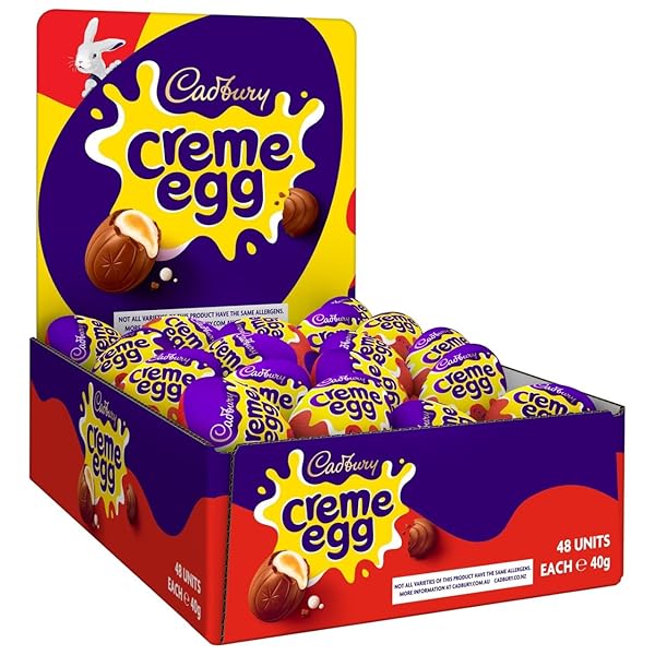 CADBURY CREME EGG – 1.41OZ (40G) (PACK OF 48)