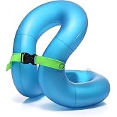 Inflatable Swim Vest for Kids 7-14yrs/Teenagers 15yrs+ or Adults,Pool Floats with Adjustable Safety Buckle, Portable Pool Float Tube Swim Jacket for Childs 50-88lbs/Teenagers or Adults100-120lbs