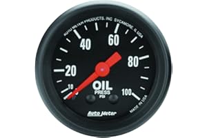 Auto Meter 2604 Z-Series 2'' Oil Pressure Gauge